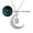 Green, variant on Owl Glow In Dark Pendant Chain Necklace for Women Green or Blue Ginger Lyne Collection