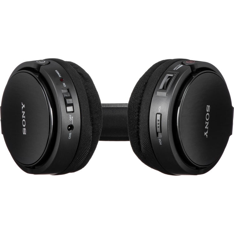 Sony MDR-RF912RK Over-Ear Wireless Radio Frequency Stereo TV Headphone  System with 40mm Drivers, Noise Reduction and Long Wireless Range, Black  (New Open Box) | Walmart Canada