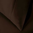 thumbnail image 3 of Superior Egyptian Cotton 530 Thread Count Pillowcases, Set of 2, Standard, Chocolate, 3 of 5