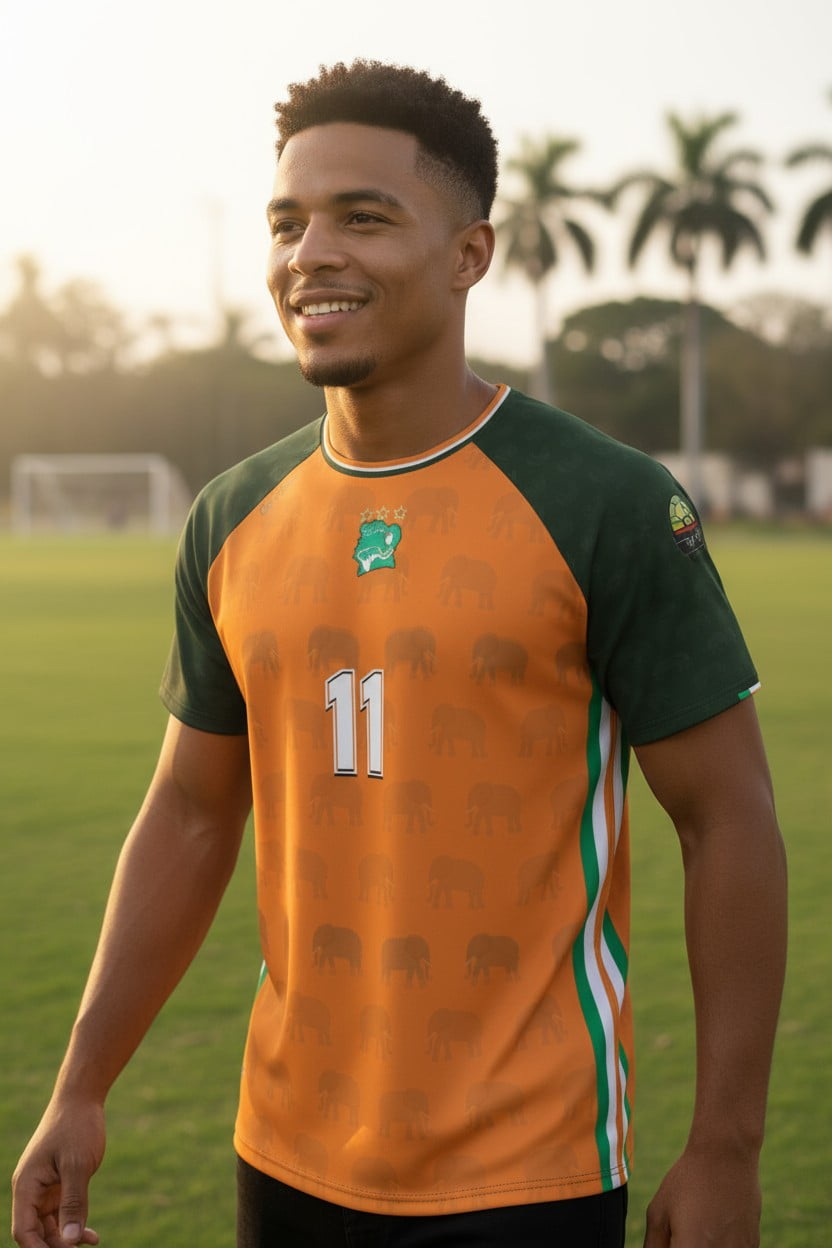 Ivory Coast soccer jersey M (Maillot de la cote d'ivoire) AVAILABLE (S;M;L;XL;XXL)