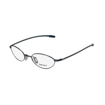 New Dkny 6233 Mens/Womens Designer Full-Rim Matte Blue Brand Name Hip Imported From Italy Frame Demo Lenses 49-18-135 Eyeglasses/Eye Glasses