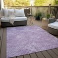 thumbnail image 6 of Addison Rugs Chantille Indoor/Outdoor Transitional Squares Lavender Washable Rectangle Rug, 2'6" x 3'10", 6 of 6