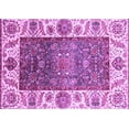 thumbnail image 1 of Ahgly Company Indoor Rectangle Oriental Purple Traditional Area Rugs, 4' x 6', 1 of 4