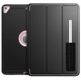 thumbnail image 1 of Funda TEKKU Flip para iPad 9 iPad 8 iPad 7 10.2 e Air 3 Negra Rosa A2602 A2605 A2270 A2428 A2430 A2197, 1 of 9