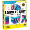 thumbnail image 1 of Creativity for Kids Learn to Knit Pocket Scarf - DIY Knitting Kit for Beginners, Kids Craft Kit, 1 of 15