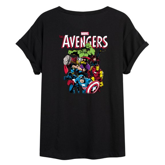 Marvel The Avengers - Cast - Women's Oversized Graphic T-Shirt