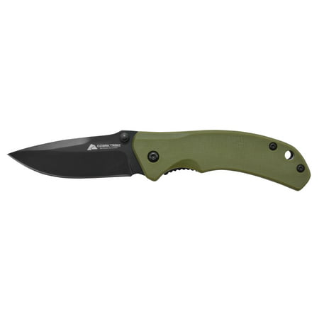 Ozark Trail Pocket Knife - Green - 2.65 Inch (Best 3 Inch Edc Knife)