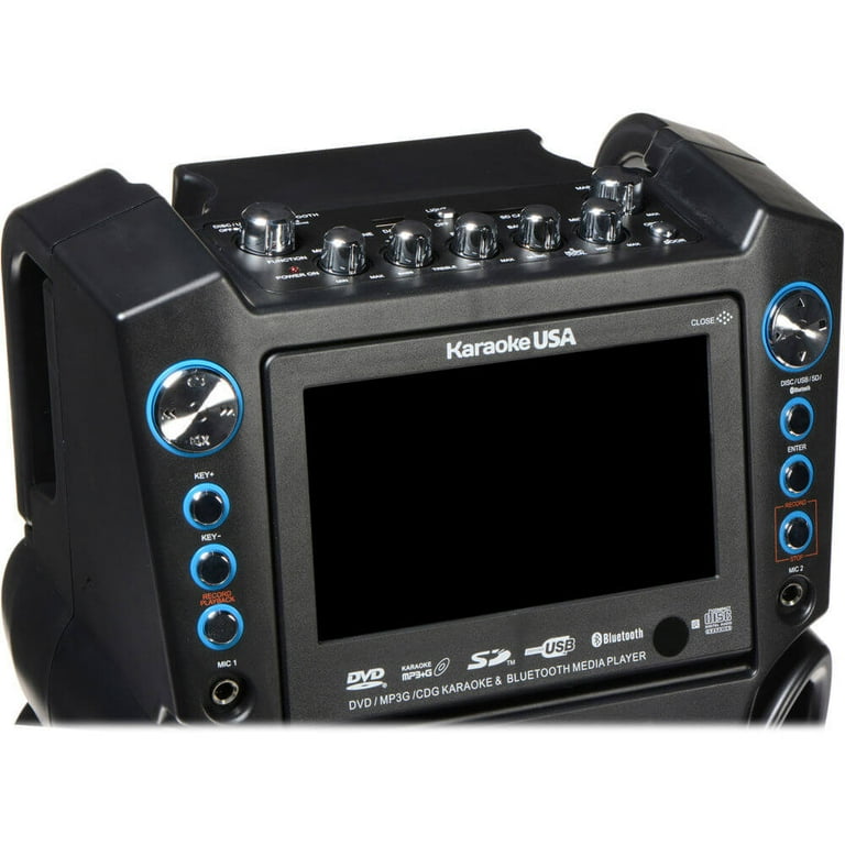 Karaoke USA GF840 DVD/CDG/MP3G Karaoke Machine with 7 inch