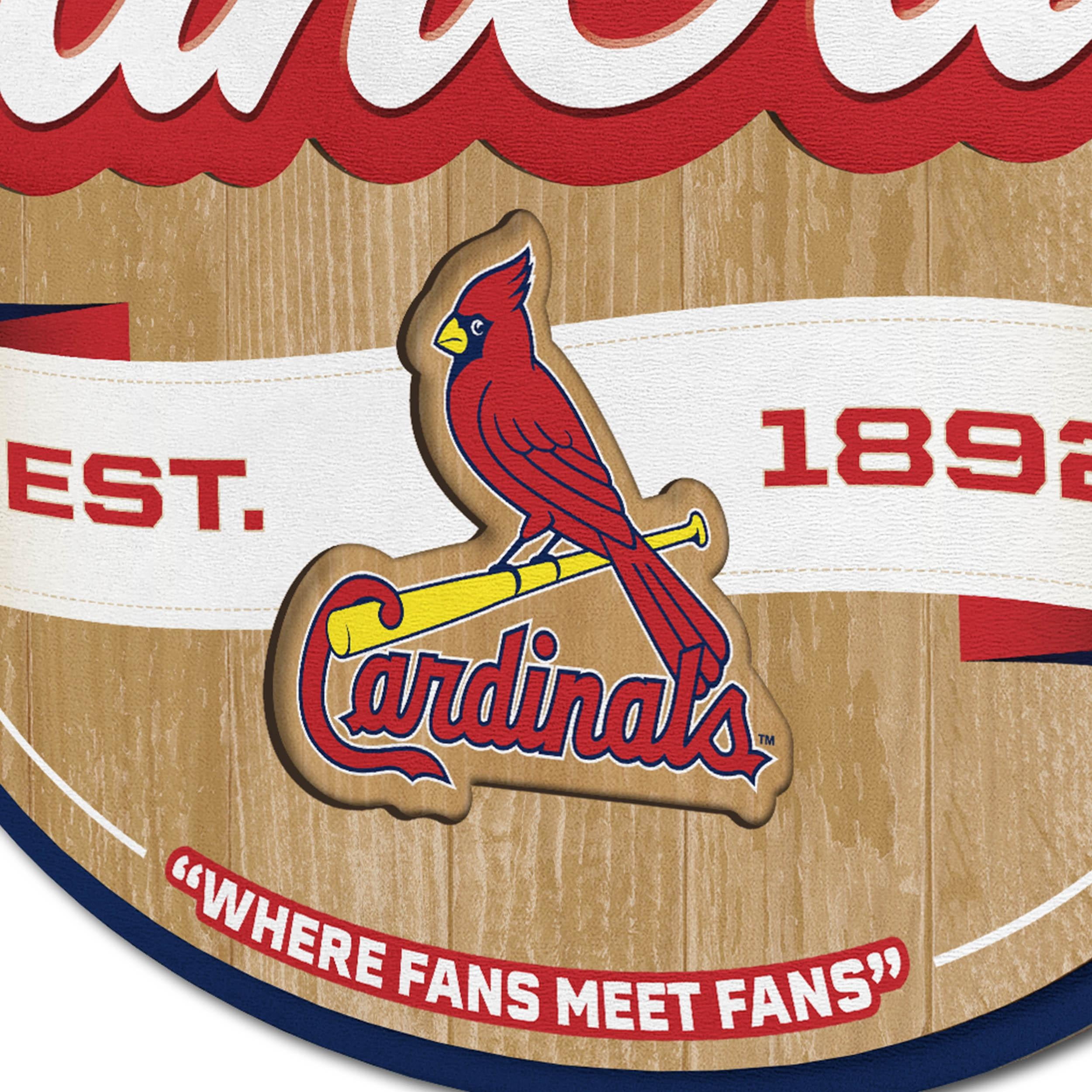 YouTheFan MLB St. Louis Cardinals Fan Cave Sign