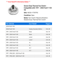 thumbnail image 2 of Severe Duty Thermal Fan Clutch - Compatible with 1997 - 2004 Ford F-150 V8 1998 1999 2000 2001 2002 2003, 2 of 3