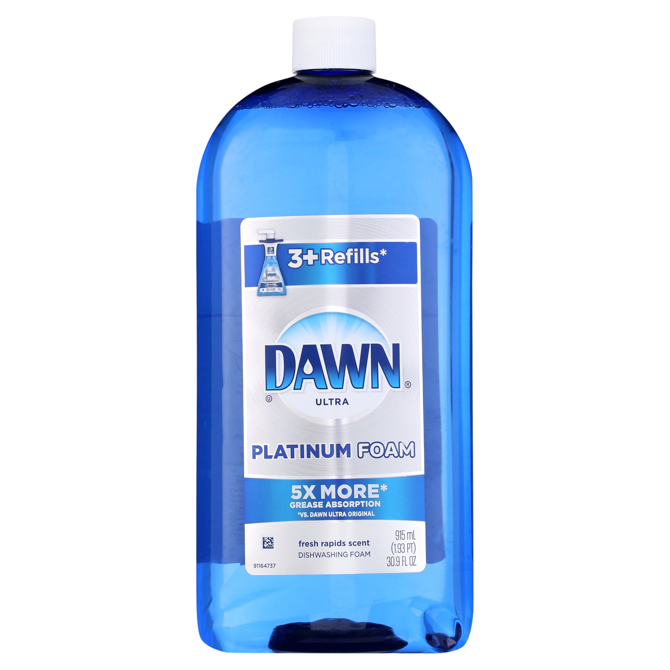 Dawn Direct Foam Dishwashing Foam Refill, Fresh Rapids, 30.9 oz-2 pack
