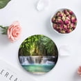 thumbnail image 4 of POGLIP Tropical Scenery Set of 4 Round Coaster for Drinks, Absorbent Ceramic Stone Coasters Cup Mat with Cork Base for Home Kitchen Room Coffee Table Bar Decor, 4 of 5