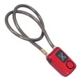 thumbnail image 4 of Password Cable Lock, Bike Rope Lock IP55 Waterproof 110dB Anti Theft  For Security Red,Blue, 4 of 8