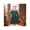 thumbnail image 2 of Sunny Fashion Girls Dress Emerald Sparkle Sequin Long Sleeve Christmas Holiday New Year Celebration 5 Years, 2 of 7