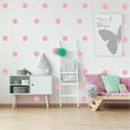 thumbnail image 3 of 12 Sheets Self-Adhesive Removable Wall Decals, 360 Pieces Pink Polka Dot, Circle Stickers for Kids Room Bedroom Classroom Nursery DIY Decor, 3 of 6