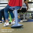thumbnail image 6 of ECR4Kids SitWell Active Wobble Stool with Adjustable Height, Flexible Seating, Powder Blue, 6 of 10
