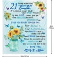thumbnail image 3 of LHSHID Custom Blanket Custom Blanket with Picture Customized Blanket 21st Birthday Gifts for Women 21 Year Old Girl Birthday Gifts Blanket, 3 of 9