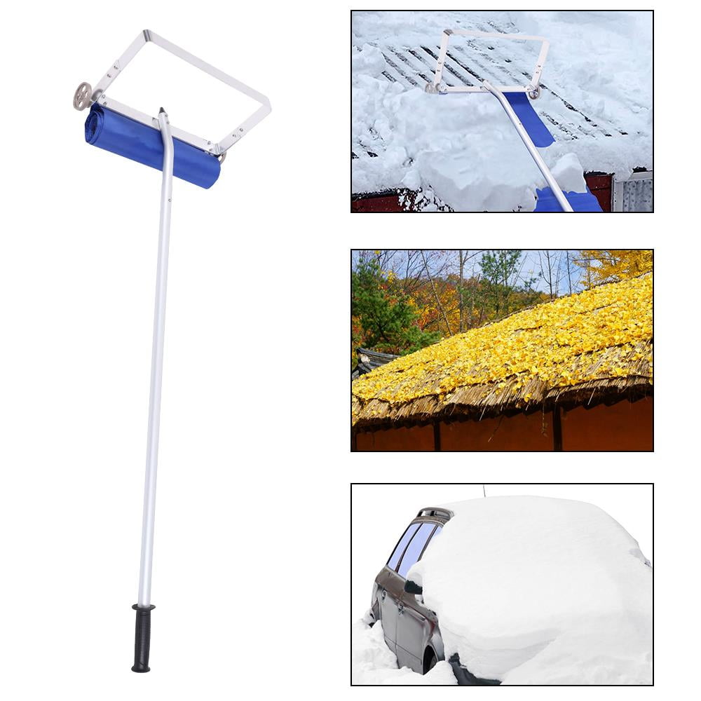 20 FT GYMAX Roof Rake Snow Remover Brush Removal Tool with Adjustable