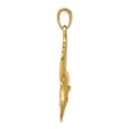 thumbnail image 2 of Real 14kt Yellow Gold Polished Sailfish Pendant; for Adults and Teens; for Women and Men, 2 of 3