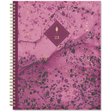 Blue Sky™ inkWELL Press Weekly/Monthly Planning Calendar, 8-1/2"x 11", Terrazzo Berry