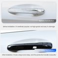 thumbnail image 3 of 4Pcs Outer Door Handle Cover Trim Stickers for C E GLC GLS CLA GLA 15-24 4Doors with Holes A, 3 of 5