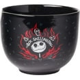 thumbnail image 4 of Disney Nightmare Before Christmas Jack Skellington Ceramic Ramen Noodle Rice Bowl with Chopsticks, Microwave Safe, 20 Ounces, 4 of 13