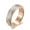 Rose Gold, variant on 6MM Rose Gold/Rainbow Frosted Spinner Band Women's Titanium Steel Ring Size 5-10