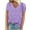 Purple, variant on XMMSWDLA Shirts Short Sleeve V Neck Tees for Women Fashion Tops Trendy Lightweight Soft Casual Summer Outfits Clothes 2024 Short Sleeve Shirts for Women