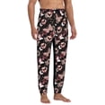 thumbnail image 4 of Xecao Butterflies1 Print Active Tech Joggers for Men, Mens Sweatpants Lounge Pants with Pockets-, 4 of 5