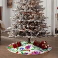 thumbnail image 5 of Salouo Paisley Christmas Tree Skirt 36" Farmhouse Christmas Decorations Snowman Xmas Tree Skirt Tree Mat for Holiday Party Decor, 5 of 8