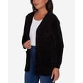 thumbnail image 6 of Alfred Dunner Womens Petite  Chenille Cardigan With Pockets, 6 of 6