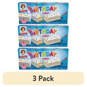 (3 pack) Little Debbie Birthday Cakes, 12.39 oz (8 count)