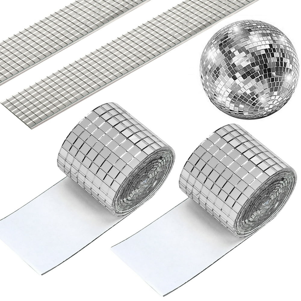 5 x 5 mm Self-Adhesive Glass Mirror Mosaic Tiles, EEEkit Mini Square ...