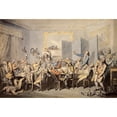 thumbnail image 2 of Thomas Rowlandson 14x11 Gold Ornate Wood Frame and Double Matted Museum Art Print Titled - The Brilliants (circa 1801), 2 of 4