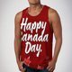 thumbnail image 1 of Camiseta sin mangas de cuello redondo para hombre, ropa de ocio, fitness, para el hogar, pijama, camiseta con estampado a color, blusa deportiva de poliéster para hombre, 1 of 5