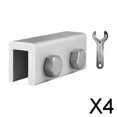 thumbnail image 1 of Paquete de 2-6 cerraduras para ventanas corredizas Soledad abrazaderas para cerraduras de ventanas protección para niños puertas y ventanas 4 piezas, 1 of 10