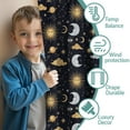 thumbnail image 3 of Blackout Kids Curtains,Dark Blue Celestial Pattern Childrens Insulated Curtains Set Of 2,Bedroom Essentials,Toddler Room Decor 42"x54", 3 of 5