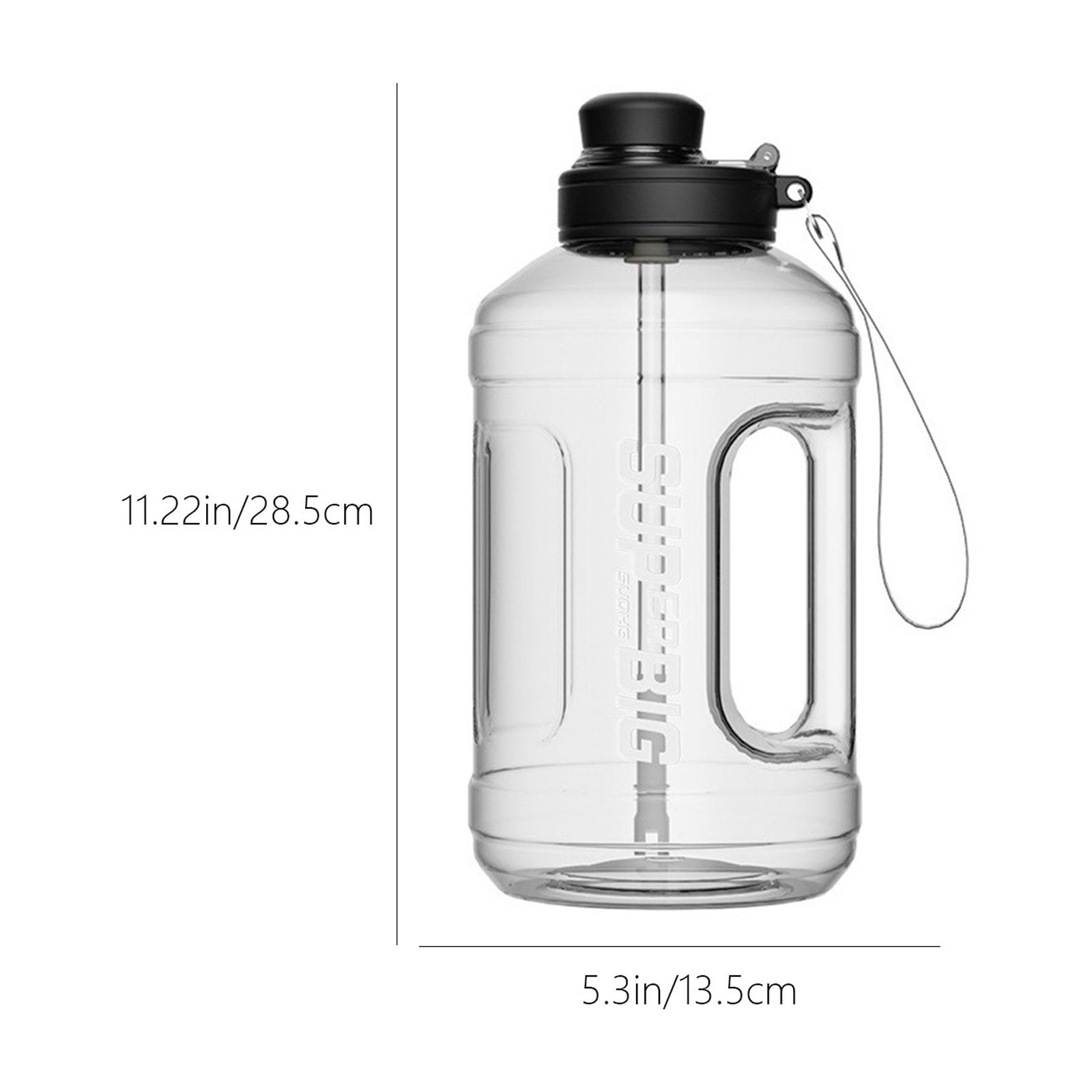 Kdkad Water Bottle-88oz Large Capacity Gallon Water Bottle with Straw&Chug Lid,Gym Water Bottle with Handle,Drop-Proof Sports Water Bottle for Camand Outdoor Use
