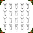 thumbnail image 2 of EeaseMX 50 tirantes duraderos y modernos para hombres y mujeres con hebilla de boca de pato (blancos), 2 of 7