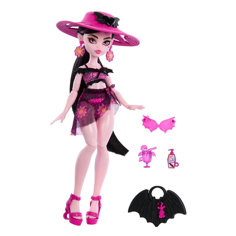 Monster High Beach-Ready Draculaura Doll with Swimsuit