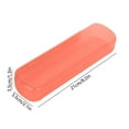 thumbnail image 3 of Toothbrush Cases,Transparent Plastic Toothbrush Travel Case,Traveling Cosmetic Storage Box,Toothbrush and Toothpaste Holders,8.2 X 2.1 X 1.3 Inch, 3 of 6