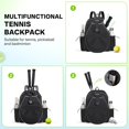 thumbnail image 5 of Tennis Backpack for Women & Men, 27 Inch Racket Compartment Holds 2 Tennis/Pickleball Rackets, 14L Multi-Functional Sports Bag with 6 Pockets, Waterproof Oxford Gym Bag for Travel or School, 5 of 16