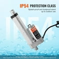thumbnail image 4 of HCY Linear Actuator 12V, 4 Inch High Load 330lbs/1500N Linear Actuator, 0.19"/s Linear Motion Actuator with Mounting Bracket and IP54 Protection, 4 of 7