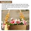 thumbnail image 6 of Uxcell 18.1" Wooden Beaded Bag Handles Purse Handle for Bag Making, 2Pack Light Brown, 6 of 6