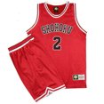 thumbnail image 3 of Conjunto de 2 camisetas de baloncesto unisex de color rojo, cortas, informales, sin mangas, para verano, Hisashi Mitsui, uniformes, 3 of 5