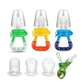 thumbnail image 1 of Chupones Alimentadores Chupetes Para Bebe 7 Pack Sin Bpa Modelo Multicolor, 1 of 4