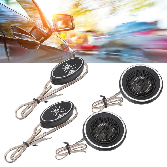 Dome 2pcs Dome Tweeter 150W 4 Ohm Built in Capacitors Car Loudspeaker for All Car Audio Systems