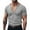 Gray, variant on Aofany Men's Plus Size Shirts Short Sleeve Casual Slim Workout Tops Fitness Athletic Sports Blouse