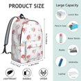 thumbnail image 5 of Pioneer Flower Floral Print Pattern Backpack for School, Cute School Bag with Adjustable Shoulder Straps and Padded Back, 15.7"x11.8"x5.5", 5 of 5