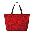 thumbnail image 2 of Easygdp Red Rose Bolsa de Viaje de Playa de Gran Capacidad, Bolsa Tote Perfecta para la Playa, Escapadas de Fin de Semana y Viajes, 2 of 7